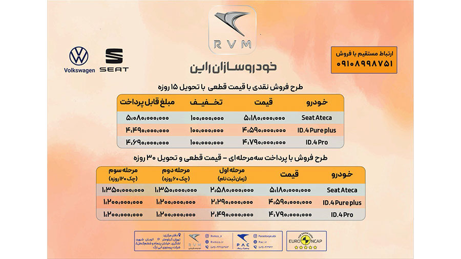 بخشنامه فروش سئات آتکا