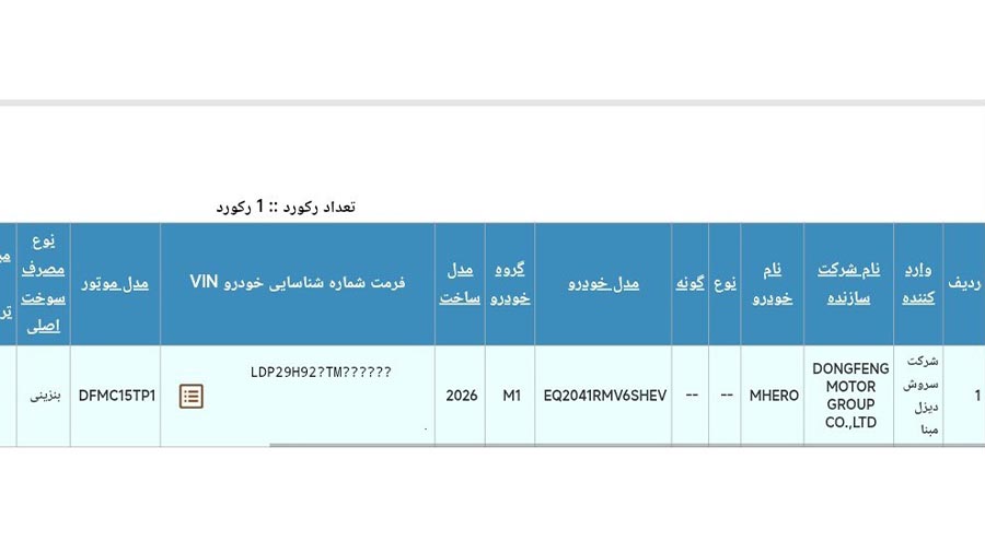 دانگ فنگ M-Hero 917